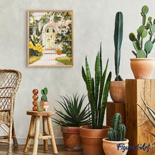 Afbeelding in Gallery-weergave laden, Diamond Painting - Bloemendeur