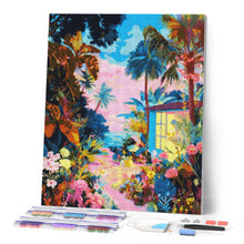 Afbeelding in Gallery-weergave laden, Diamond Painting - Tropische achtertuin