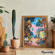 Afbeelding in Gallery-weergave laden, Diamond Painting - Tropische achtertuin