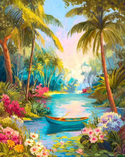 Diamond Painting - Paradijsrivier