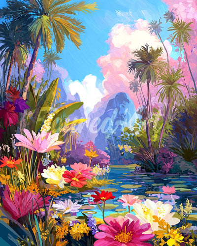 Diamond Painting - Tropisch meer