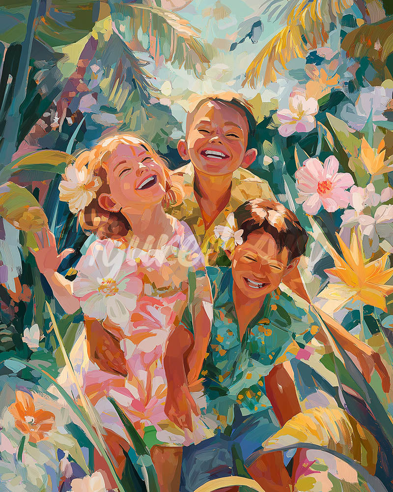 Diamond Painting - Tropische jeugd