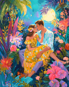 Diamond Painting - Tropische romantiek
