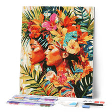 Afbeelding in Gallery-weergave laden, Diamond Painting - Tropische zussen