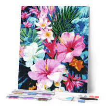 Afbeelding in Gallery-weergave laden, Diamond Painting - Hibiscustuin