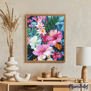 Diamond Painting - Hibiscustuin