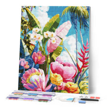 Afbeelding in Gallery-weergave laden, Diamond Painting - Kleurrijke tropische tuin