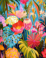 Afbeelding in Gallery-weergave laden, Diamond Painting - Levendige tropische tuin