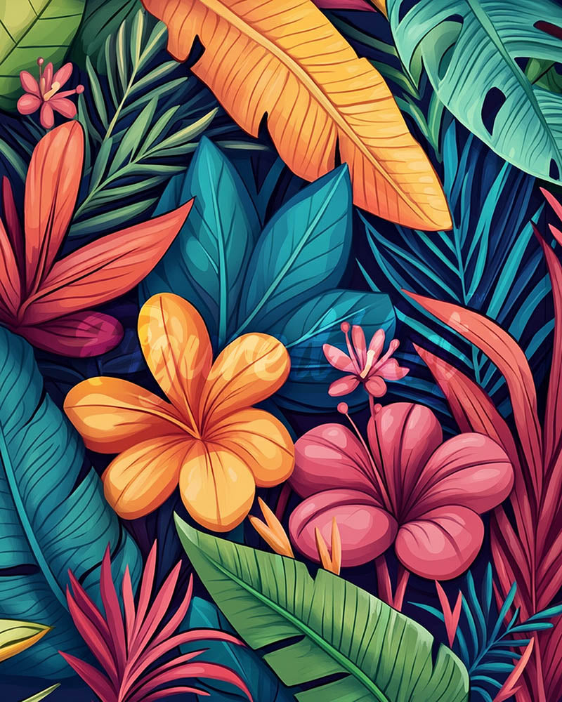 Diamond Painting - Tropisch motief