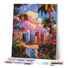 Afbeelding in Gallery-weergave laden, Diamond Painting - Jungle ontmoet de stad