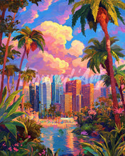 Afbeelding in Gallery-weergave laden, Diamond Painting - Jungle ontmoet de stad