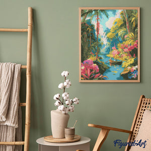 Diamond Painting - Tropische boottocht