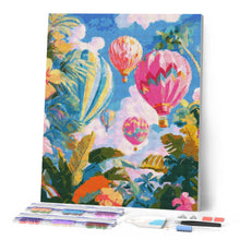 Afbeelding in Gallery-weergave laden, Diamond Painting - Jungle Sky Balloons