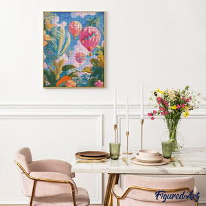 Diamond Painting - Jungle Sky Balloons
