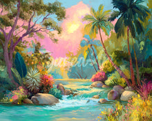 Afbeelding in Gallery-weergave laden, Diamond Painting - Tropische beek