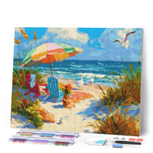 Afbeelding in Gallery-weergave laden, Diamond Painting - Zomer aan de kust