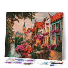 Afbeelding in Gallery-weergave laden, Diamond Painting - Huizen aan het Kanaal