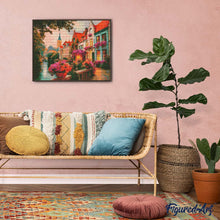 Afbeelding in Gallery-weergave laden, Diamond Painting - Huizen aan het Kanaal