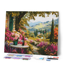 Afbeelding in Gallery-weergave laden, Diamond Painting - Wijn bij de Tuin