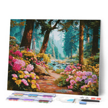 Afbeelding in Gallery-weergave laden, Diamond Painting - Bloeirijke Beek