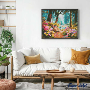 Diamond Painting - Bloeirijke Beek