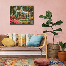 Afbeelding in Gallery-weergave laden, Diamond Painting - Bloeiende Tuinveranda