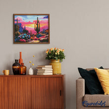 Afbeelding in Gallery-weergave laden, Diamond Painting - Kleurrijk Woestijnlandschap