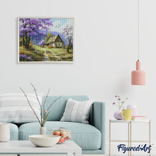 Afbeelding in Gallery-weergave laden, Diamond Painting - Huisje aan de Jacarandalaan