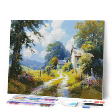 Afbeelding in Gallery-weergave laden, Diamond Painting - Landweg in Bloei