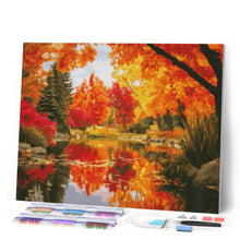 Afbeelding in Gallery-weergave laden, Diamond Painting - Gouden Herfstbomen