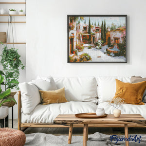 Diamond Painting - Binnenplaats van de Witte Villa