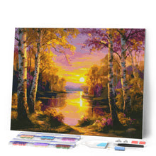 Afbeelding in Gallery-weergave laden, Diamond Painting - Stralend Berkenmeer