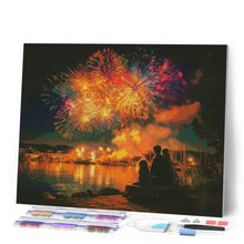 Afbeelding in Gallery-weergave laden, Diamond Painting - Familie en Vuurwerk