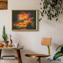 Afbeelding in Gallery-weergave laden, Diamond Painting - Familie en Vuurwerk