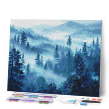 Afbeelding in Gallery-weergave laden, Diamond Painting - Mist tussen de Dennen
