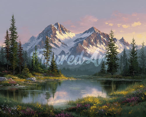 Diamond Painting - Alpenmeer