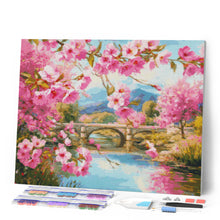 Afbeelding in Gallery-weergave laden, Diamond Painting - Kersenbloesembrug