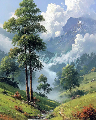 Diamond Painting - Mistige Vallei