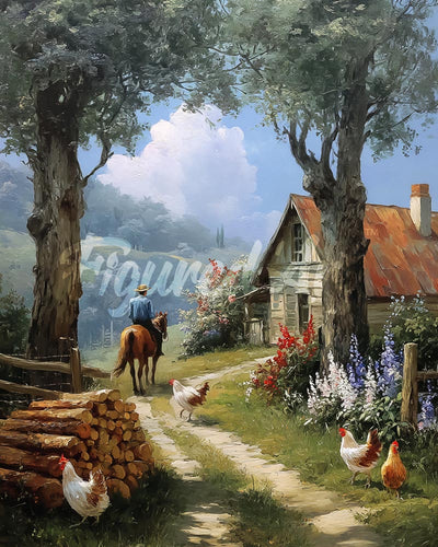 Diamond Painting - Landelijk Boerenleven