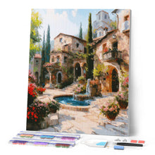 Afbeelding in Gallery-weergave laden, Diamond Painting - Mediterrane Villa