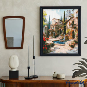 Diamond Painting - Mediterrane Villa