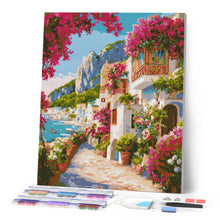 Afbeelding in Gallery-weergave laden, Diamond Painting - Bloemenlaan van Capri