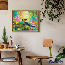 Afbeelding in Gallery-weergave laden, Diamond Painting - Bos-Salamander