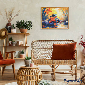 Diamond Painting - Humeurige Salamander