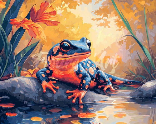 Diamond Painting - Humeurige Salamander