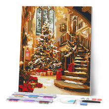 Afbeelding in Gallery-weergave laden, Diamond Painting - Grote Kerstzaal