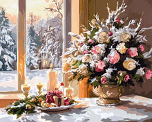 Afbeelding in Gallery-weergave laden, Diamond Painting - Romantische Kerstavond