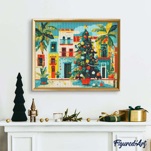 Diamond Painting - Kleurrig Feestplein
