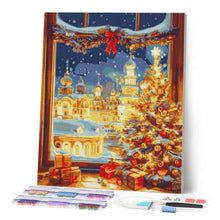 Afbeelding in Gallery-weergave laden, Diamond Painting - Gloed van Kerstavond