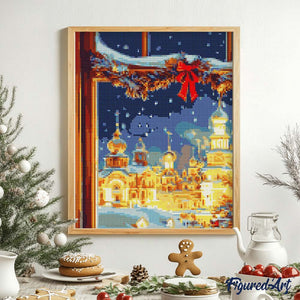 Diamond Painting - Gloed van Kerstavond